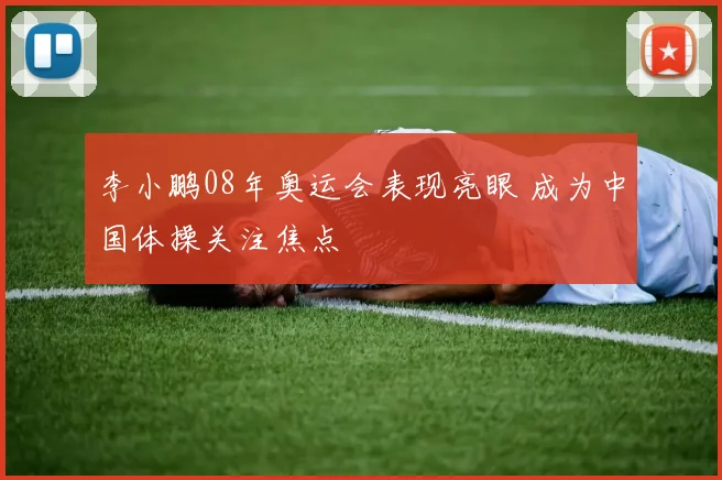 李小鹏08年奥运会表现亮眼 成为中国体操关注焦点